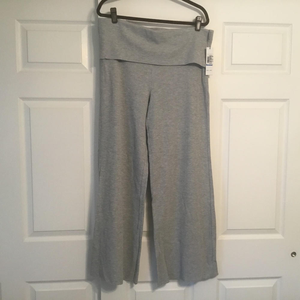 Calvin Klein wide-leg fold over performance pants